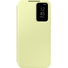 Samsung Korpusa vāciņš ar atvāžamo logu maku Card Galaxy A54 5G Smart View Wallet Lime