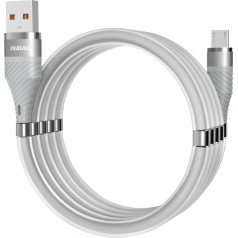 Dudao Pašorganizējošais magnētiskais kabelis L1XS USB - micro USB 5A 1m pelēks