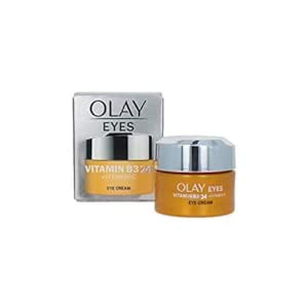 Olay vitamīns B3 24 + vitamīns C acu krēms ar vitamīnu B3, vitamīnu C un peptīdiem redzami gaišākai ādai, 15 ml