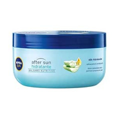 Nivea Sun After Sun Moisturizing Nourishing Balm (1 x 300 ml), mitrinošs krēms ādas nomierināšanai un atdzīvināšanai, atjaunojošs krēms ar alveju un E vitamīnu