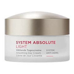 Annemarie Börlind ANNEMARIE BÖRLIND SYSTEM ABSOLUTE SYSTEM ANTI-AGEING Smoothing Day Cream viegls (50ml) - Aktivizē kolagēna un elastīna ražošanu, ar krēmīgu, vieglu tekstūru, vegāns