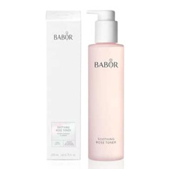 Babor Cleansing Rose tonizējoša esence, atsvaidzinošs sejas toniks jebkurai ādai, ar vieglu rožu smaržu, nomierina ādu, bez alkohola, 1 x 200 ml.