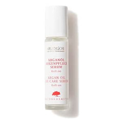 Argand'or Vegan Organic Argan Oil acu kopšanas serums 10 ml Atjauno, savelk un atslābina ar praktisku rullējamo aplikatoru Vegan Natural Cosmetics