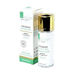 ‎Dr. Klügel Skin Care Dr. Klügel Eye Bags pacelšanas želeja, satur sarkanās aļģes, kofeīnu un hialuronu, uzmundrina un līdzsvaro, mazina pietūkumu un tumsu, bagātīgs acu želeja ādas pievilkšanai un acu maisiņi, 30 ml