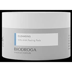 Biodroga 10% AHA Exfoliating Pads Face Scrub 40ml - Facial Cleansing Face Scrub Cleansing