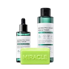 Somebymi [SOME BY MI] AHA BHA PHA 30 Days Miracle Toner 150 ml + Serums 50 ml + Attīrošais stienis 106 g Komplekts Somebymi