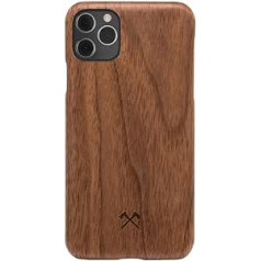 Woodcessories — чехол для мобильного телефона, совместимый с чехлом для iPhone 11 Pro Max Дерево, натуральное дерево — чехол EcoSlim (орех)