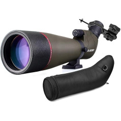 Svbony SV13 20-60x80 Spotting Scope with Smartphone Adapter, HD Waterproof Spotting Scope Monocular with Carry Case, Porro Prism FMC Optics Angled Telescope for Bird Watching