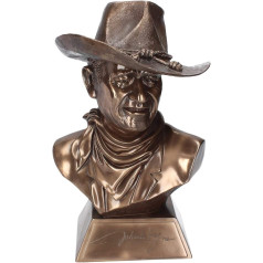 Nemesis Now John Wayne Bust bronzas sveķi attēls 47cm