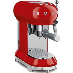 Smeg Espresso-Kaffemaschine ECF01RDEU, 1350, Kunststoff, 1 литр, Рот