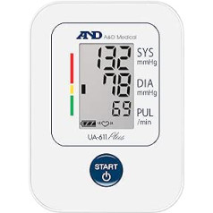 A&D Medical Blood Pressure Monitor UA-611 Plus with AFib Screening
