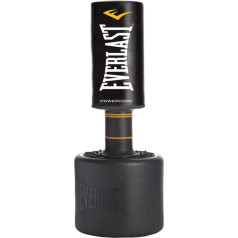 Everlast Unsiex pieaugušo sporta boksa stāvošs boksa soma Power Core brīvi stāvoša smaga soma, melna, viena izmēra