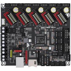 BIGTREETECH SKR 3 EZ mātesplate Silent Mātesplate 48V ātrgaitas spiediena atbalsts Marlin & Klipper programmaparatūra ir saderīga ar EZ2209 TMC5160 TMC2209 draiveri 3D printera DIY vadības panelim