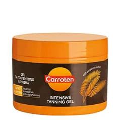 Carroten Intensive Tanning Gel, Antioxidans 150 ml - Bräunungsbeschleuniger mit Kokosnussöl und Vitaminen A & E - Carotten Bräunungsgel für schnelle Bräunung, Alle