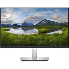 Dell P2423D 24 collu QHD (2560 x 1440) monitors, 60 Hz, IPS, 5 ms, 99% sRGB, DisplayPort, HDMI, 5x USB, melns