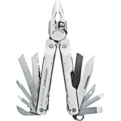 Leatherman Super Tool 300 nerūsējošā tērauda melnais oksīds, ietver nomaināmu neilona Molle apvalku