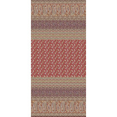 Bassetti Foulard Imperia R1 izgatavots no kokvilnas mako satīna sarkanā krāsā, izmēri: 180cm x 270cm, 9324027