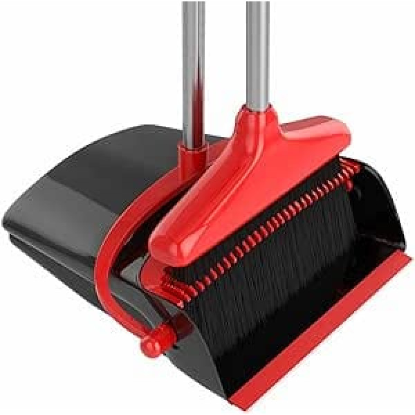 Broom and Dustpan Set with Long Handle (54