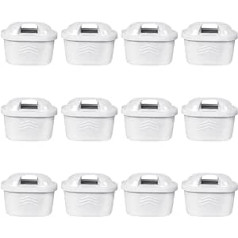 GOLDEN ICEPURE ūdens filtra nomaiņa priekš Brita Maxtra +, Brita Maxtra, Anna Duomax Pack of 12 (pieejams rēķins) (12)