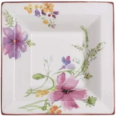 Villeroy und Boch Mariefleur Gifts quadratische Schale, Premium Porzellan, 14 x 14cm