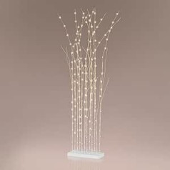 MAXXMEE LED Room Divider, Timeless Living Room Eye-Catcher with Natural Willow Branch Look and Atmospheric Warm White LEDs for Cosy Atmosphere, Flexible Use and Easily Adjustable