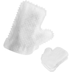 WANGCL 60 Pieces White Microfiber Dust Gloves, Craftsman Dusting Gloves, Microfiber Duster, Replace Dusters, Feather Dusters, Double Sided