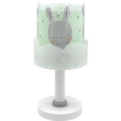 Dalber Bērnu galda lampa Gultas lampa Baby Bunny Verde Conejito Verde