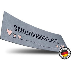 ElbFuchs® Doormat apavu stāvvieta 100 x 35 cm - Ideāls apavu paklājiņš drenāžai un apavu plaukts - mazgājams durvju paklājiņš un netīrumu savācēja paklājiņš lietošanai iekštelpās