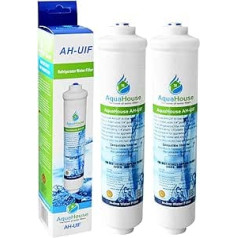 2x Aqua House UIF La saderīgs ar Lamona HK1032 Howdens filtra krāna ūdens filtra kasetnei