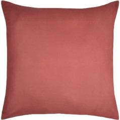 Lovely Casa - Spilvendrāna - Izmērs 63 x 63 cm - 100% Oeko-Tex kokvilna - Izcila kvalitāte - Grenache Color - Eden Modelis - Mājas gultas veļa - Mīksta un ērta - Unisex