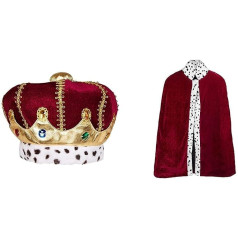 Boland 36106 — Majestātes cepure, vainags pieaugušajiem, kostīmu aksesuārs karnevālam un tematiskajai ballītei, kostīmi, kostīmi, JGA