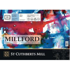 ST CUTHBERTS MILL Millford Pad 20 loksnes 41 x 31 cm Līmētas 4 puses - 300gsm - smalkas smiltis