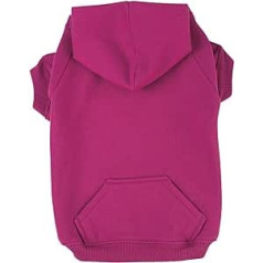 Basic Dog Hoodie XX-Large (XXL) Raspberry Sorbet