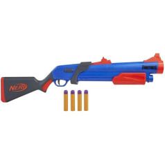 Hasbro Nerf Fortnite Pump SG Blaster — Pump Action Mega Dart Blaster — Aizmugurējais iekrāvējs — 4 Nerf Mega Šautriņas — Bērniem, pusaudžiem un pieaugušajiem