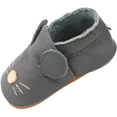 YFCH Zēnu/meiteņu mīkstās ādas apavi Ādas zīdaiņu apavi rāpošanai Pirmās pastaigu apavi čības — dažāda dizaina (bez oderes)