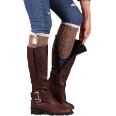 Women's Rivet Lace Koly Long Women Stretchy Boot Cuff