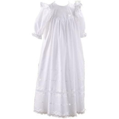 Leipolda garā kristību kleita, balta, 0-9 mēneši, balta