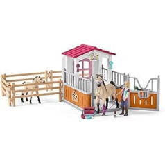 Schleich 42369 Horse Club spēļu komplekts - zirgu kaste ar arābiem un līgavaini, rotaļlietas no 5 gadiem