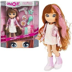 UNIQUE EYES, Doll 25 cm - Sophia with Eyes View with Magic Hair Toy for Children from 3 Years MYM083