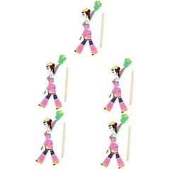SAFIGLE 5 St Marionette Spielzeug Tanz-Requisite Chinesische Schattenfiguren Puppen traditionelles Schattenspiel praktisches Schattenspiel Puzzle Requisiten Reise in den Westen Handpuppe