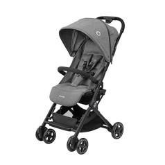 Maxi-Cosi Lara2 ratiņi, 0-4 gadi, 0-22 kg, spalvu viegls, kompakts bagijs, 3 guļus pozīcijas, plakana guļus pozīcija, automātisks salocīšanas mehānisms, plecu siksna, pelēka izvēle