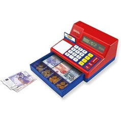 Learning Resources Pretend and Play Calculator Cash Register with Euro Play Money