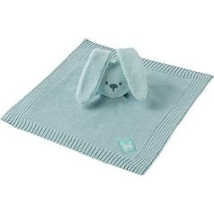 Nattou Lapidou Rabbit Knitted Comforter from Birth 42 cm Mint Green