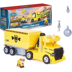 Paw Patrol Big Truck Pups - Mega Rubenwagen - Dalībnieku ķepu misijas kravas automašīna ar Rubena figūru un milzu transportlīdzekli - Aksesuāri - Ķepu patruļa - Rotaļlieta bērniem no 3 gadu vecuma