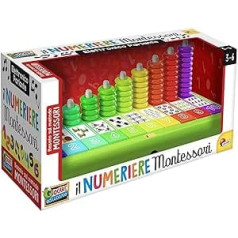 Lisciani Giochi 88621 Montessori Il Numerirere Electronic, krāsa, 3-6 gadi