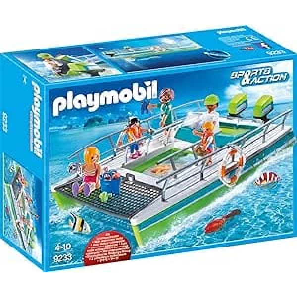 PLAYMOBIL 9233 Glasbodenboot ar Unterwassermotor