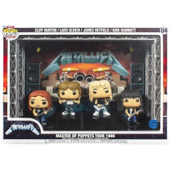 Funko POP! Moment Deluxe: Metallica Master Tour (1986) Vinila figūriņas (2022. gada ekskluzīvs ierobežots izdevums), viens izmērs, (67772)