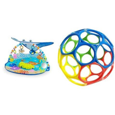 Bright Starts, Disney Baby, Finding Nemo Play Mat ar Play Arch & Oball Classic, elastīga un viegli lietojama bumba