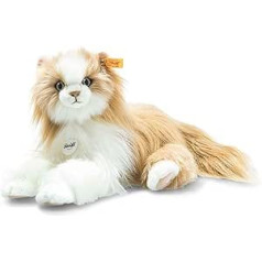 Princese kaķis - 30 cm - Mīļa rotaļlieta bērniem - Mīksta un mīksta - Mazgājama - Sarkana Londona / Balta (099250)
