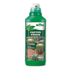 Allflor Cactus Fertiliser Liquid and Succulent Fertiliser for All Cacti, Aloe Vera Plant and Thick-Leafed Plants, Succulents, Liquid Fertiliser with Extra Potassium, Potassium Fertiliser, White, 500